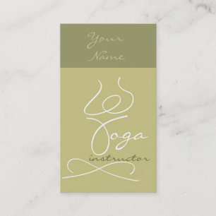 Beauful Yoga-instructeur-werkkaart Visitekaartje