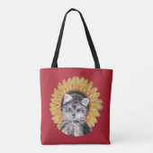 Beauful Yorkie Dog Tote Bag (Achterkant)