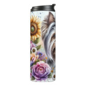 Beauful Yorkshire Terrier Dog Thermosbeker (Gedraaid links)