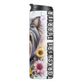 Beauful Yorkshire Terrier Dog Thermosbeker (Geroteerd rechts)