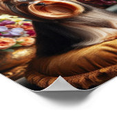 Beauful Yorkshire Terrier Poster (Hoek)