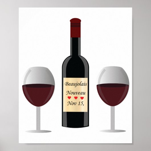 Beaujolais Nouveau Day Emar Design Poster (Voorkant)