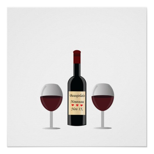 Beaujolais Nouveau Day Perfect Poster (Voorkant)