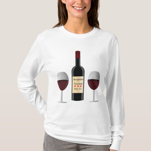 Beaujolais Nouveau Day T-shirt (Voorkant)