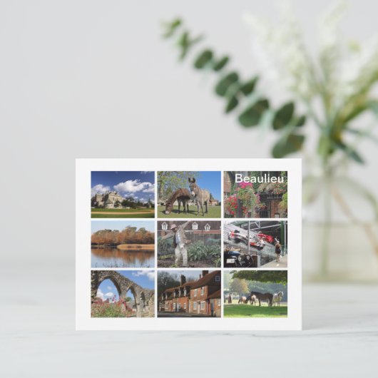 Beaulieu Briefkaart (Staand voorkant)