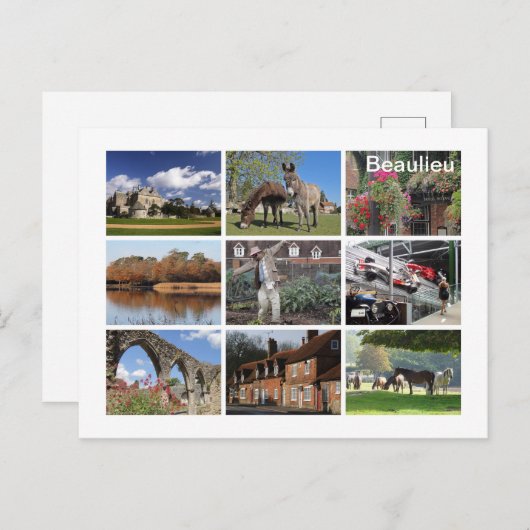 Beaulieu Briefkaart (Voorkant / Achterkant)