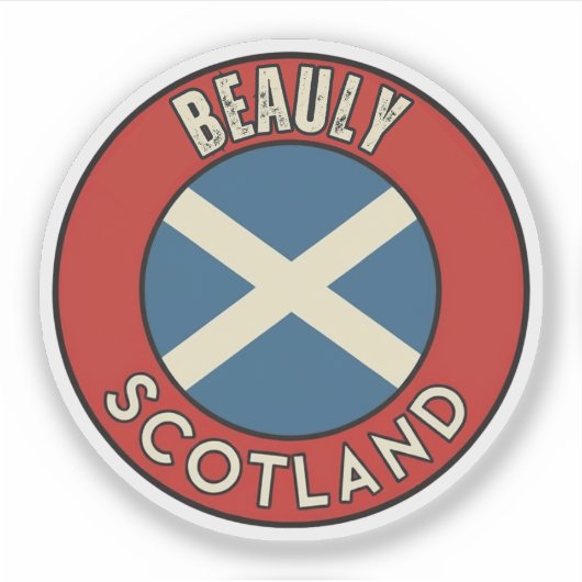 Beauly, Schotland Sticker (Voorkant)