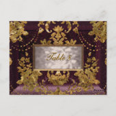 Beaumanoir Paige Victoriaans tafel nummer Kaart (Achterkant)