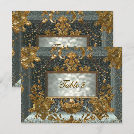 Beaumanoir Reed Victoriaans Table Number Kaart (Voorkant / Achterkant)