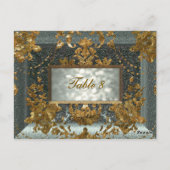 Beaumanoir Reed Victoriaans Table Number Kaart (Achterkant)