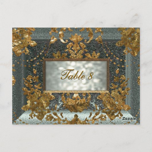 Beaumanoir Reed Victoriaans Table Number Kaart (Achterkant)