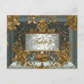 Beaumanoir Reed Victoriaans Table Number Kaart (Voorkant)