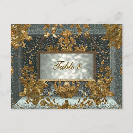 Beaumanoir Reed Victoriaans Table Number Kaart (Voorkant)