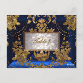 Beaumanoir Saphire Victoriaans Table Number Kaart (Achterkant)