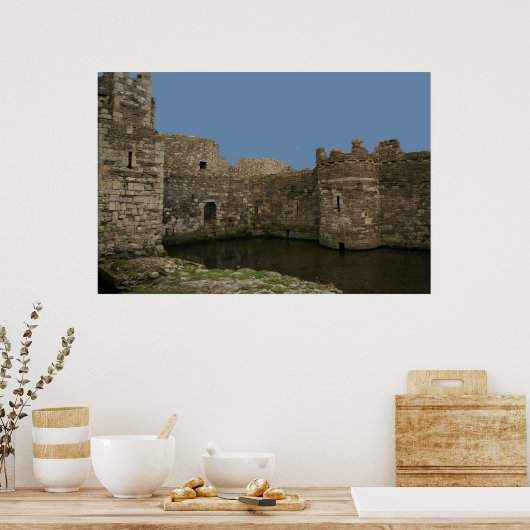 BEAUMARIS CASTLE. POSTER (Keuken)