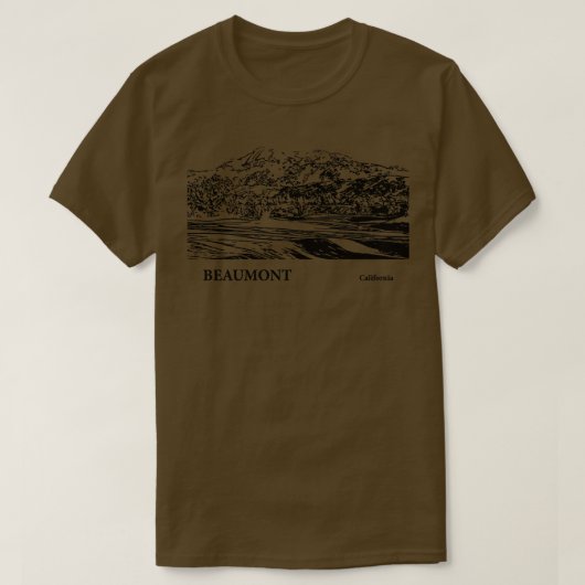 Beaumont California TShirt 2 (Design voorkant)