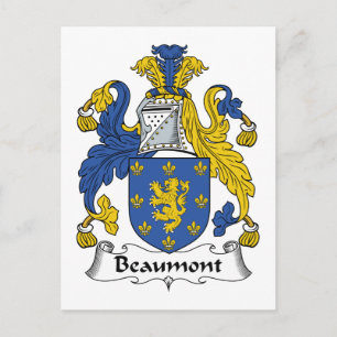 Beaumont Family Crest Briefkaart