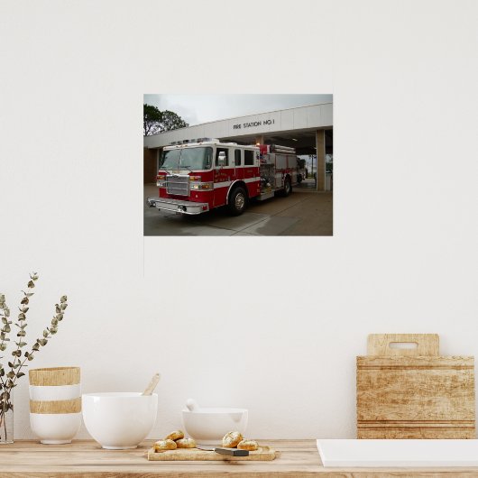 Beaumont Fire Fighters Poster (Keuken)