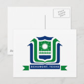 Beaumont Flag Briefkaart (Voorkant / Achterkant)