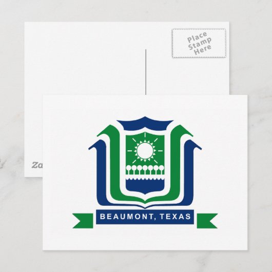 Beaumont Flag Briefkaart (Voorkant / Achterkant)