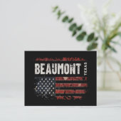 Beaumont Texas Briefkaart (Staand voorkant)