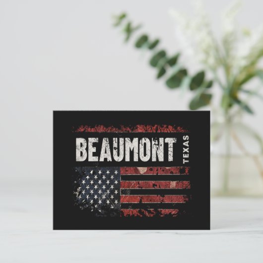 Beaumont Texas Briefkaart (Staand voorkant)