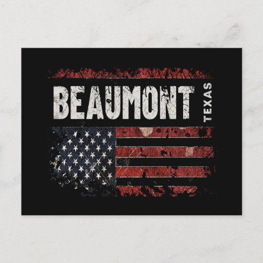 Beaumont Texas Briefkaart (Voorkant)