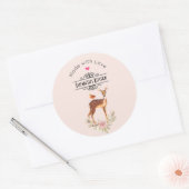 BeauMooful Brown  Kitchen Ronde Sticker (Envelop)