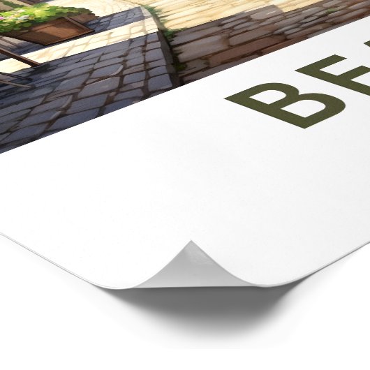 Beaune France Travel Print (Hoek)