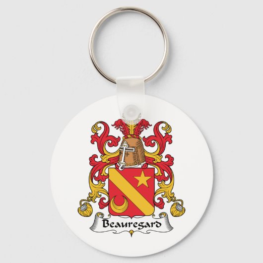 Beauregard Family Crest Sleutelhanger (Voorkant)