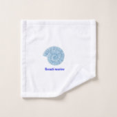 Beauté marine bad handdoek (Wasdoekje)