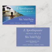 Beauté Salon Day Spa Massage Therapy Aromatherapie Visitekaartje (Voorkant / Achterkant)
