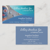 Beauté Salon Day Spa Massage Therapy Aromatherapie Visitekaartje (Voorkant / Achterkant)