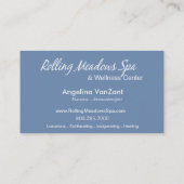 Beauté Salon Day Spa Massage Therapy Aromatherapie Visitekaartje (Achterkant)