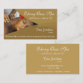 Beauté Salon Day Spa Massage Therapy Aromatherapie Visitekaartje (Voorkant / Achterkant)