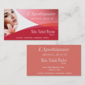 Beauté Salon Day Spa Massage Therapy Aromatherapie Visitekaartje (Voorkant / Achterkant)