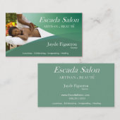 Beauté Salon Day Spa Massage Therapy Aromatherapie Visitekaartje (Voorkant / Achterkant)