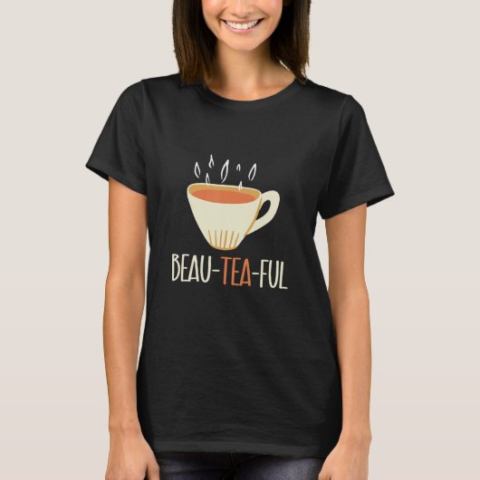 Beauteaful Chai Drinkers Tea  Chai Tea Party Graph T-shirt (Voorkant)