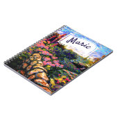 Beauteful Omniseasonal Garden met jouw naam Notitieboek (Linkerzijde)