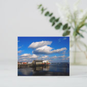 Beautful schilderachtig Maine Harbour-briefkaart Briefkaart (Staand voorkant)