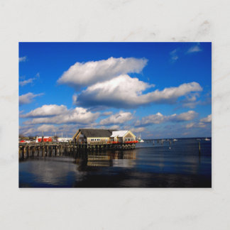 Beautful schilderachtig Maine Harbour-briefkaart Briefkaart