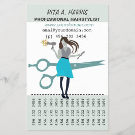 Beautician Beauty Salon Haarstylist Hairdresser Flyer