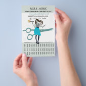 Beautician Beauty Salon Haarstylist Hairdresser Flyer (Hand)