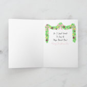 Beautician Cartoon Funny Thank You from Customer Kaart (Binnen)