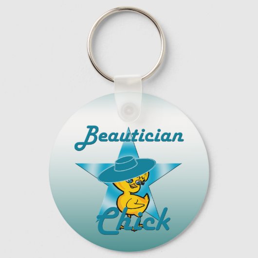 Beautician Chick #7 Sleutelhanger (Voorkant)