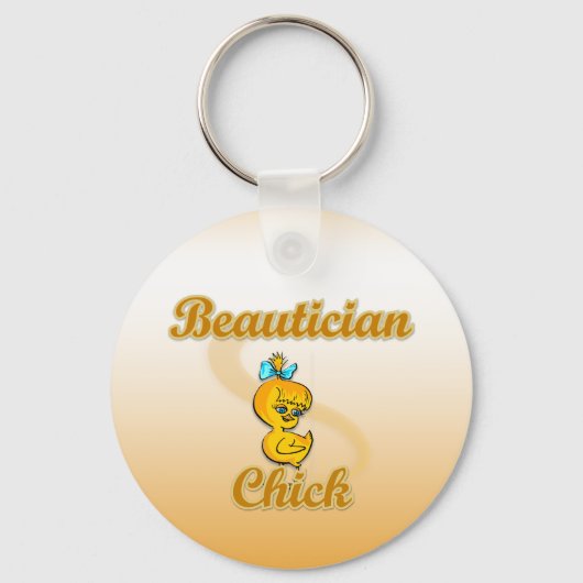 Beautician Chick Sleutelhanger (Voorkant)