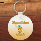 Beautician Chick Sleutelhanger (Voorkant)