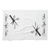 Beautician Custom Name Towels