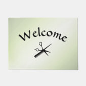 Beautician Design Apple Green Deurmat (Voorkant)