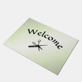 Beautician Design Apple Green Deurmat (Schuin)